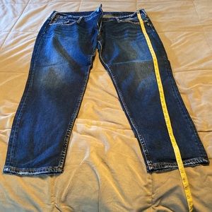 Silver Boyfriend size 36 these fit smaller like a 16
